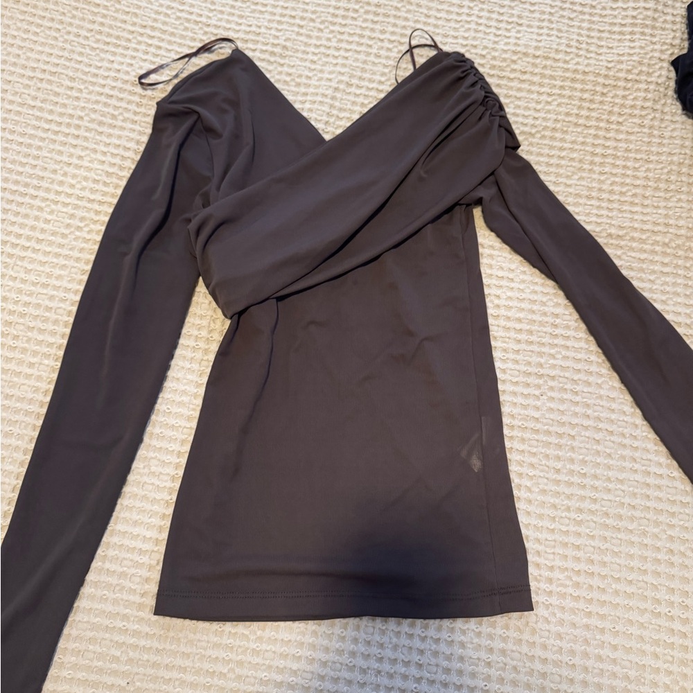 Zara Brown Top